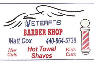 Veteran's Barbershop business logo