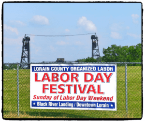 Lorain County Organized Labor Labor Day Festival banner