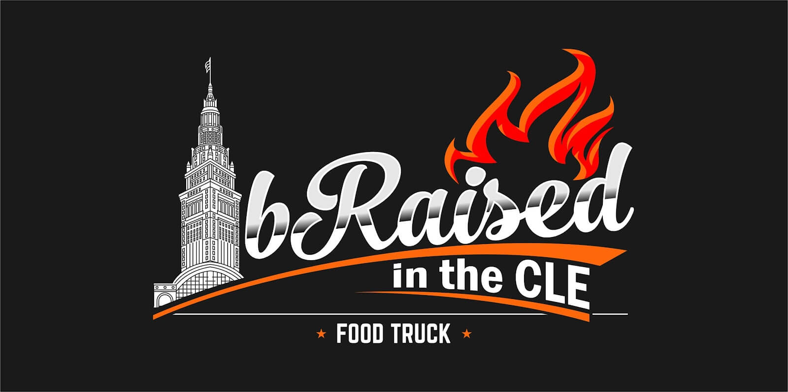 bRaised in the CLE Food Truck logo